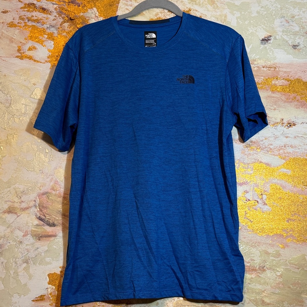 The North Face Men's Blue T-Shirt Flash Dry